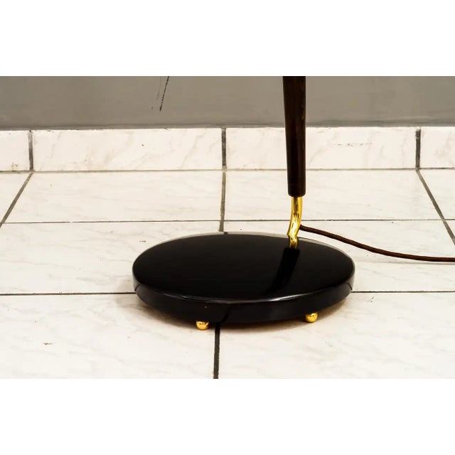 Black Viennese Floor Lamp by Rupert Nikoll, 1950s For Sale - Image 8 of 10