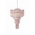 2010s Mid-Century Modern “Décò-Inspired Italian Murano Glass Sputnik Chandelier – Pink ‘Quadriedro Spyral’” For Sale - Image 5 of 6
