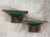 Rustic Folk Art Wall Brackets, a Pair For Sale - Image 9 of 9