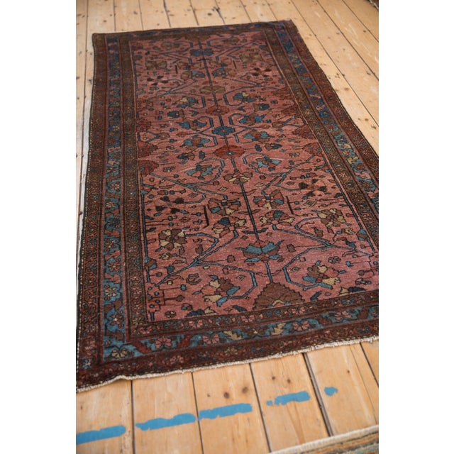 Old New House 1920s Antique Persian Lilihan Floral Multicolor Wool Rug For Sale - Image 4 of 11