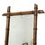 Antique Chinoiserie Faux Bamboo Mirror in Wood For Sale - Image 3 of 14