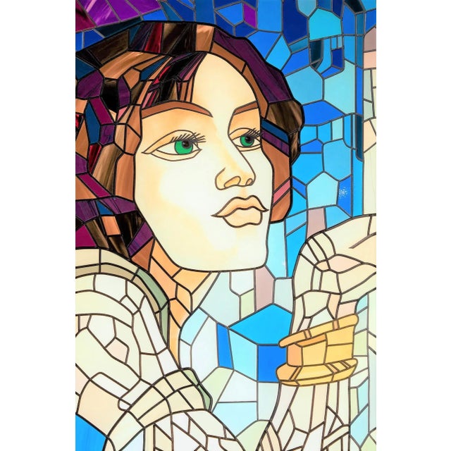 Stained Glass Lightbox For Sale - Image 8 of 13