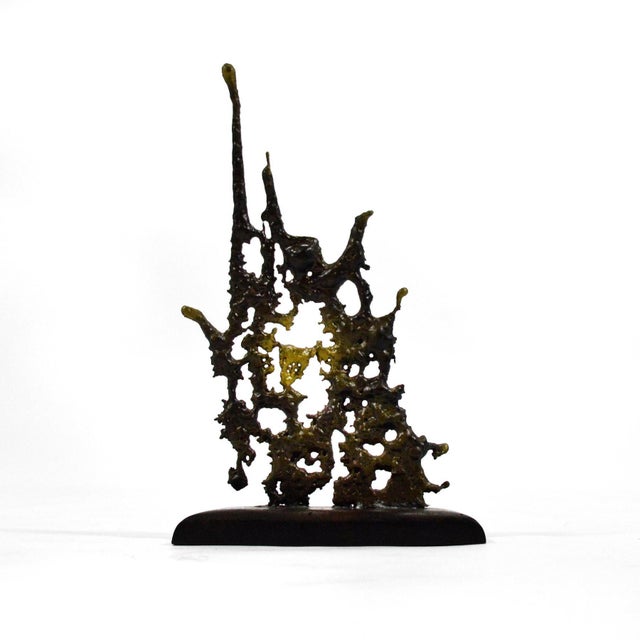 Mid 20th Century Mid 20th Century Abstract Spill-Cast Sculpture For Sale - Image 5 of 7