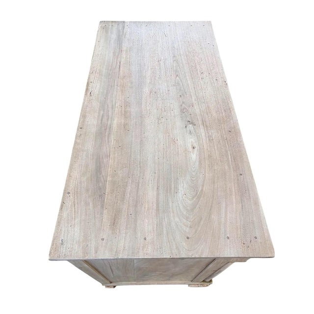 19th Century Italian Empire Chest of Drawers in Bleached Walnut For Sale - Image 12 of 12