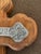 Wood Wall Cross With Ornate Silver Inlay For Sale - Image 4 of 6