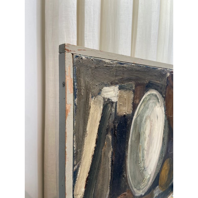 Mid 20th Century Mid-Century Painting "Uppställning" by Gunnar Odin For Sale - Image 5 of 9