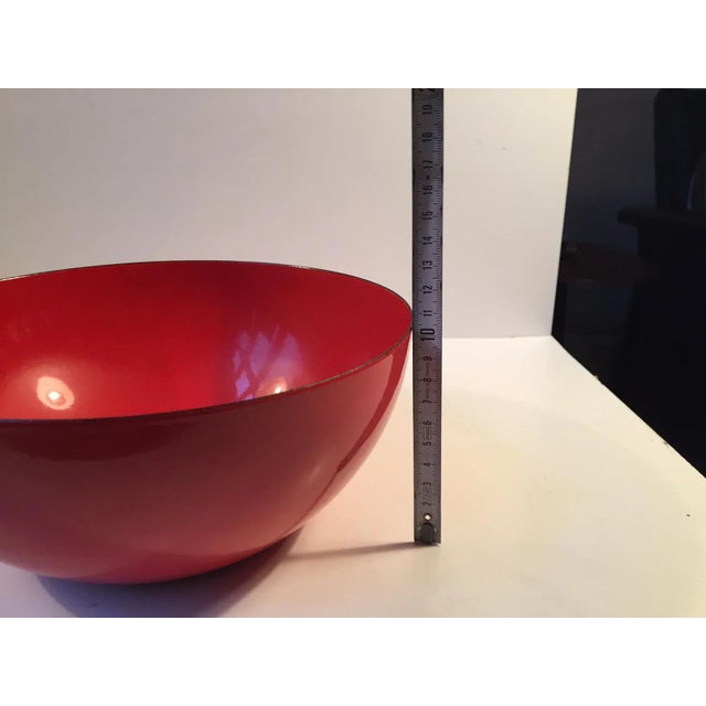 Metal Finnish Enamel Bowls by Kaj Franck for Finel, 1950s, Set of 2 For Sale - Image 7 of 9