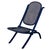 Victorian child-size Thonet number 01 folding chair with woven cane seat and backrest. It features an elegant, sculptural...