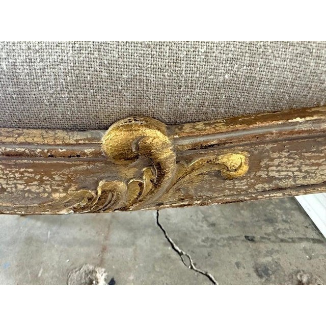 Set of Eight 18th-Century Style French Louis XV Carved & Giltwood Dining Chairs For Sale - Image 11 of 15