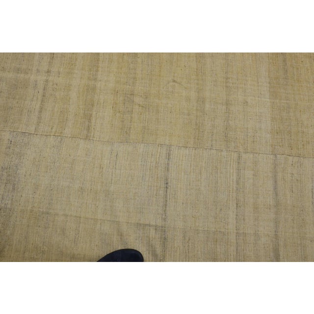 Contemporary Minimialist Rustic Kilim rug no. r5367 For Sale - Image 3 of 8