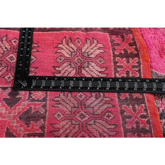 Textile Vintage Pink Talsint Moroccan Rug, 07'00 X 11'00 For Sale - Image 7 of 10