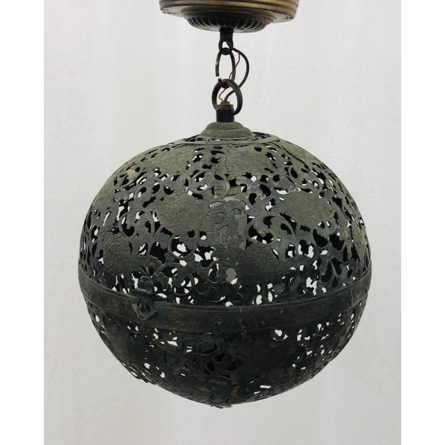 Antique Iron Chandelier For Sale - Image 13 of 13