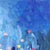 Love Loves Silence - Abstract Figurative Blue Tone Textured Impasto Oil Painting by Ekaterina Ermilkina For Sale - Image 4 of 7