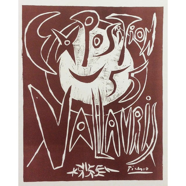 Title: Exposition de Vallauris Artist: Pablo Picasso Country: Spain Medium: Lithograph – 77 Paper size: 12.50 X 9.50 inch...