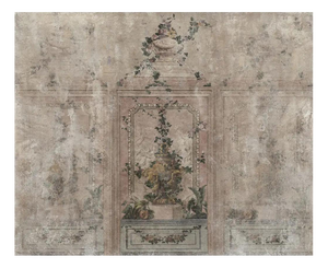 196h Century-Style Panoramic Mural on Canvas