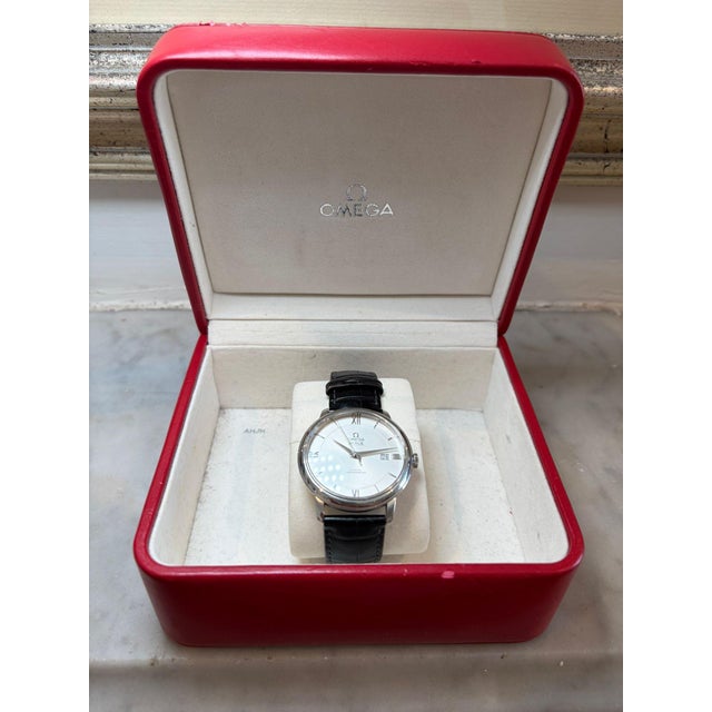 Metal Omega De Ville Prestige Automatic Watch For Sale - Image 7 of 8