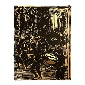 Andre Cottavoz Original Lithograph V2 6 Le Renegat Mourlot 1969