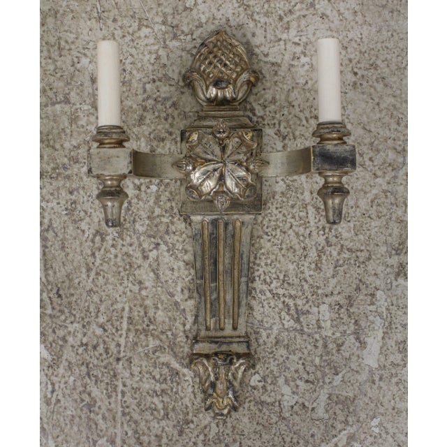 Age: Approx: 20 Years Old Details: Carved Details High Quality Construction Silver Leaf ‘Antique’ Finish Ready To Be Wall...