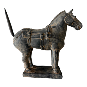 Terracotta Qin Dynasty Warrior Horse Figurine