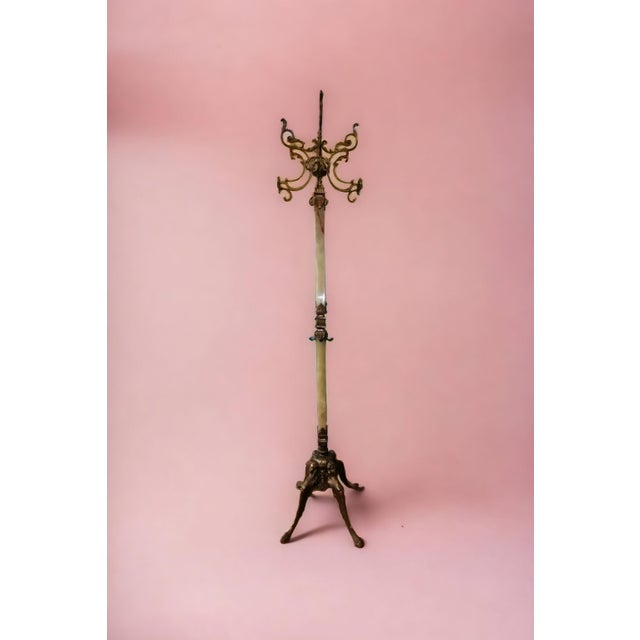 Coat Stand in Bronze and Onyx, 1890s For Sale - Image 6 of 6