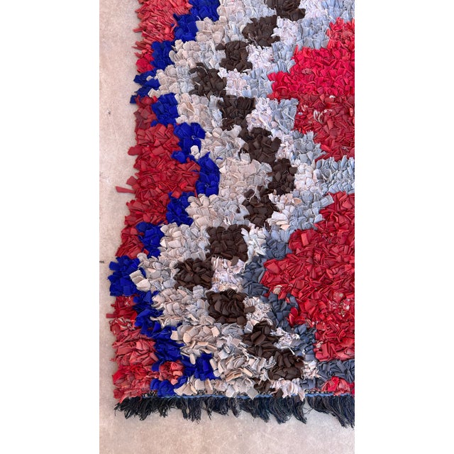 Tribal 1980s Moroccan Vintage Colorful Rug - 3'3" X 5'7" Ft For Sale - Image 3 of 9