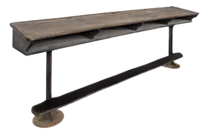 School Desk or Console Table, Late 19th Century