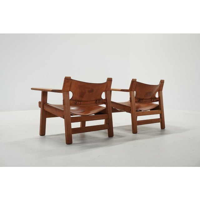 Vintage Danish Chairs by Børge Mogensen for Fredericia, 1970s, Set of 2 For Sale - Image 9 of 13