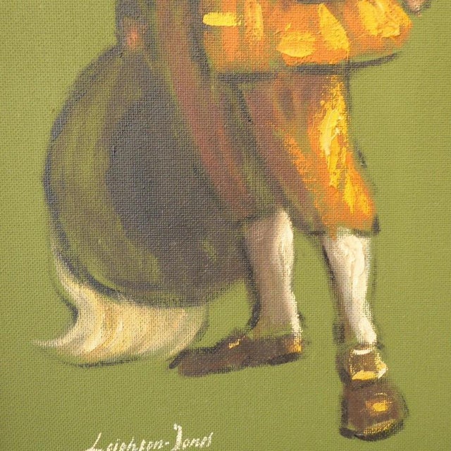 1970s Barry Leighton-Jones, The Little Cavalier, Mid Century, Oil on Board For Sale - Image 5 of 15