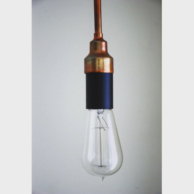 These pendant lights are handmade, so every fixture will look a little different. Due to soldering process, the fixture...