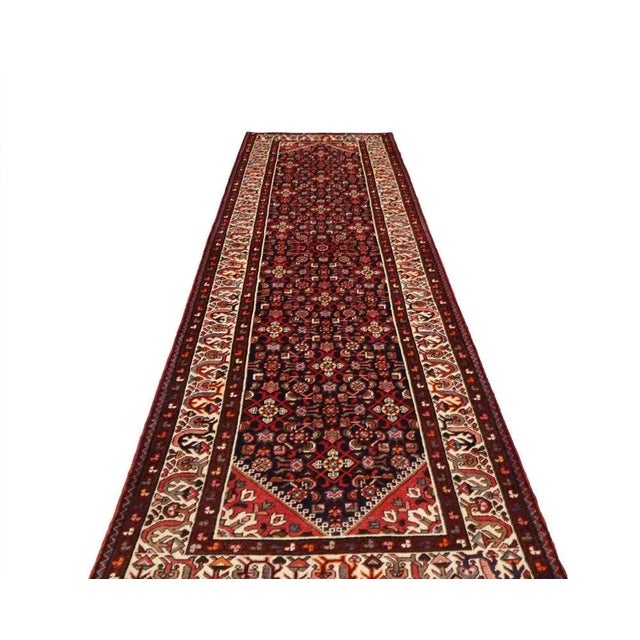 Hamadan Rug with Herati Pattern For Sale - Image 4 of 10