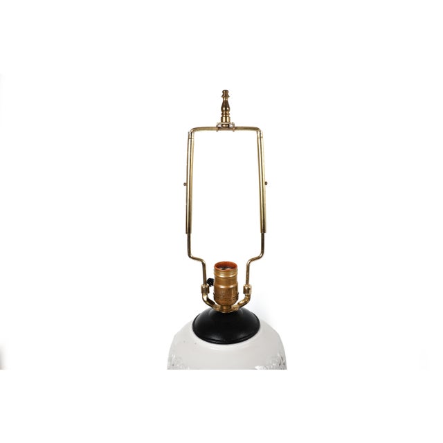 Vintage Reticulated Blanc De Chine Table Lamps, a Pair For Sale - Image 12 of 15
