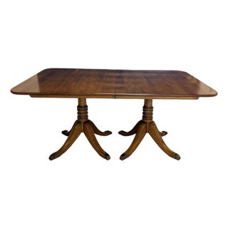 Midcentury L. & j.g. Stickley "Cherry Valley" Duncan Phyfe Dining Table For Sale