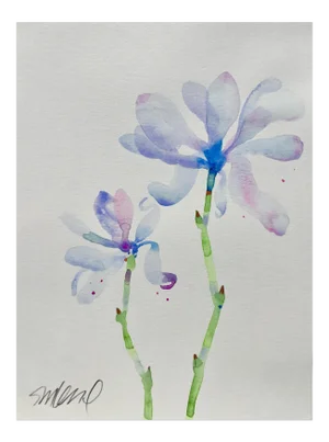 Botanical 42, Original Watercolor, 9x12”