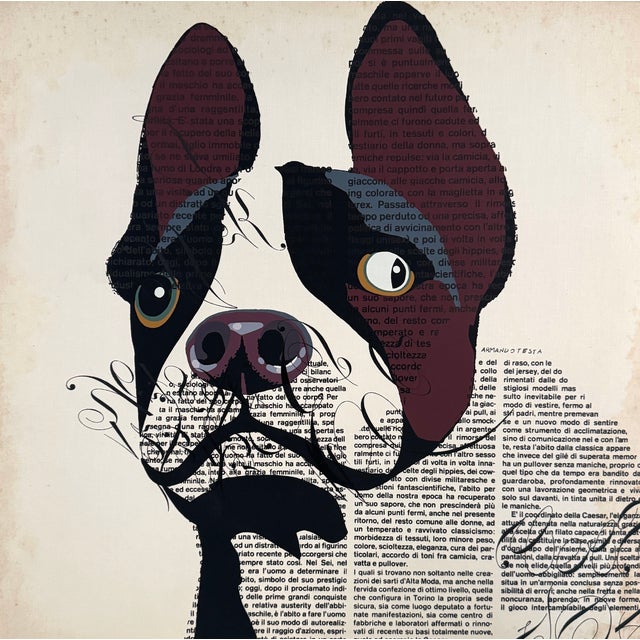 Armando Testa, Cross-Eyed Dog, 12-Color Silkscreen, 1967 For Sale - Image 9 of 9