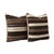 This beautiful 20'' x 20'' pillow cover set was made from authentic Turkish Kilim pieces. Bright colors of wool adorn the...