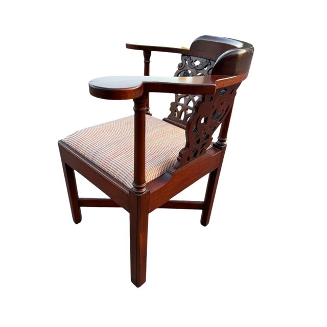 Chippendale Mid 20th Century Chippendale Corner Chair For Sale - Image 3 of 6