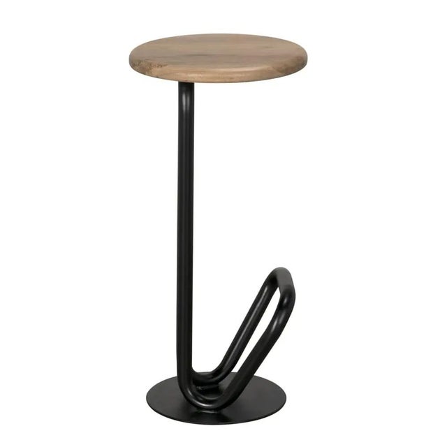 Noir Hook Bar Stool For Sale - Image 4 of 7