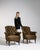 Olive Pair of Napoleon III Velvet Upholstered Armchairs, Second Empire Style, France, Circa 1880 For Sale - Image 8 of 14