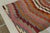 Vintage Mid-Century Geometric Blue Wool Kilim Rug With Multi-Color Accents For Sale - Image 4 of 9