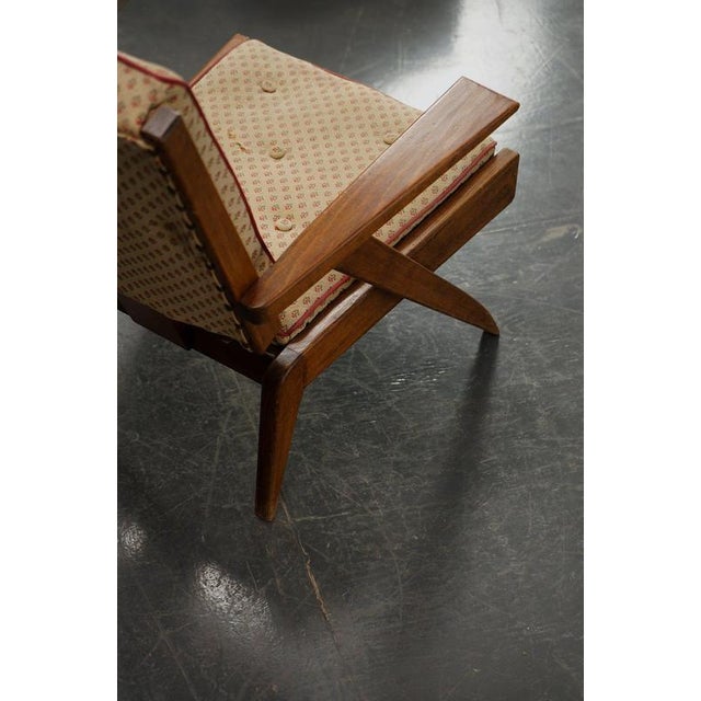 Wood Mid-Century Armchair, 1950s For Sale - Image 7 of 14