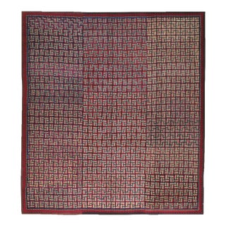 Galerie Shabab Collection Mid-20th Century American Hook Rug For Sale
