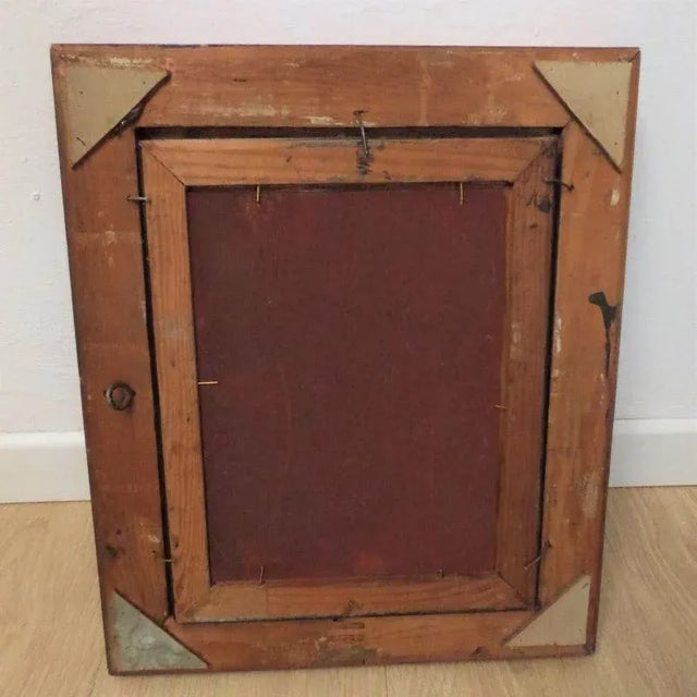 E. Bahr, Painting, Oil on Wood, Framed, in Very Good conditions. Designed before 1890 This piece has an attribution mark,...