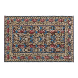 Antique Ukrainian Floral Rug, circa 1880 For Sale