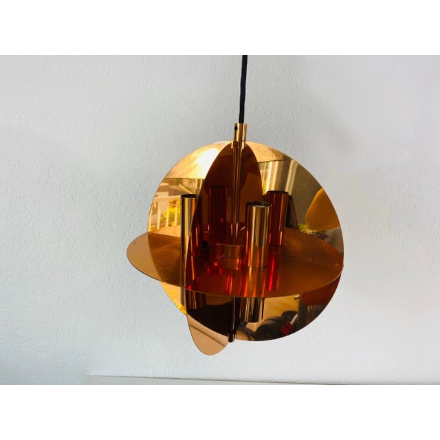 Copper Pendant Lamp by Cosack, 1970s For Sale - Image 6 of 12
