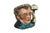 Large vintage Royal Doulton 7056 porcelain character jug of Franz Schubert featuring the composer in a black coat with...