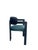 Conan Wood Dining Armchair Chair in Green and Black For Sale - Image 4 of 5