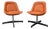 Pair of “Pollock” Armchairs by Forma, Aluminum & Leather, Brazil, 1970s - Lot 153 For Sale