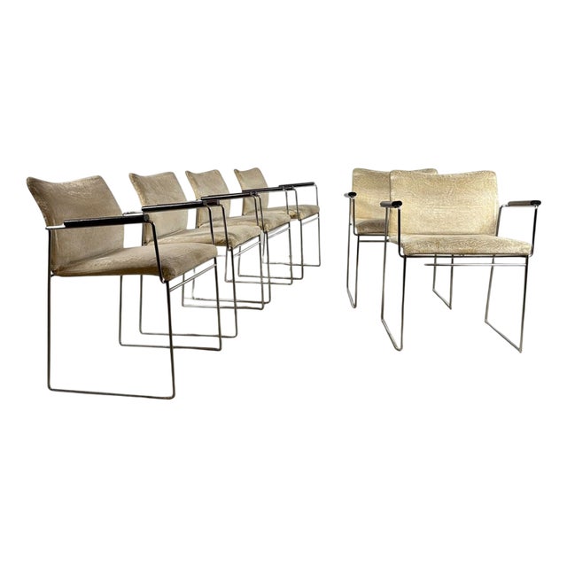 Janus / BR Chairs by Kazuhide Takahama for Simon Gavina, 1970s, Set of 6 For Sale