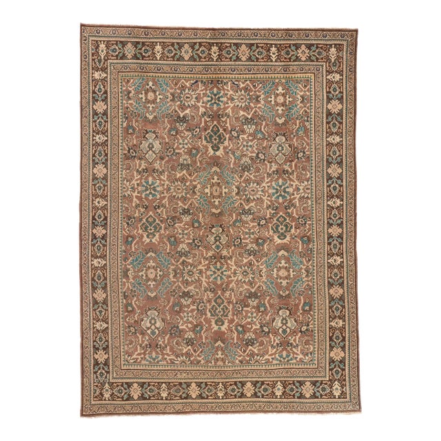 Vintage Persian Mahal Rug - 09'01 x 12'07 For Sale