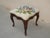 Vintage French Provincial Floral Queen Anne Needlepoint Footstool ~ Bench For Sale - Image 14 of 15